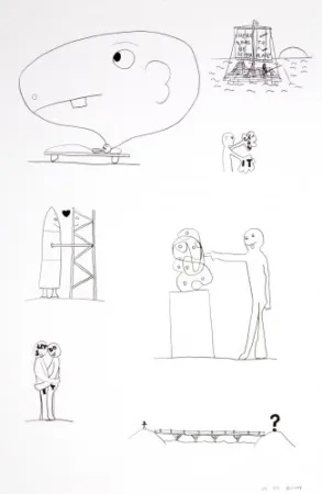 Litografia Breuning  - Random thoughts about life 3