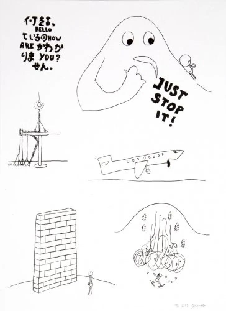 Litografia Breuning  - Random thoughts about life 5