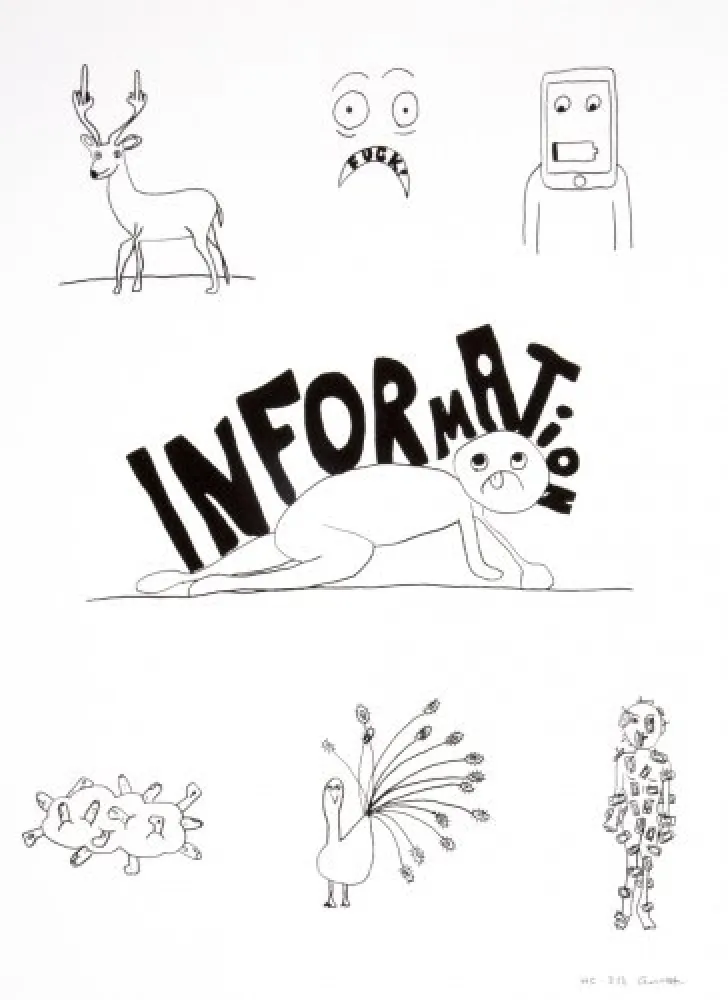 Litografia Breuning  - Random thoughts about life 6