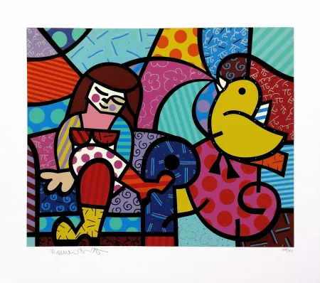 Serigrafia Britto - ONLY YOU CAN HEAR