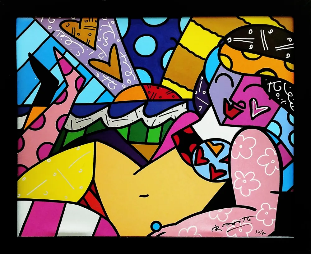 Serigrafia Britto - UNKNOWN (BEACH)
