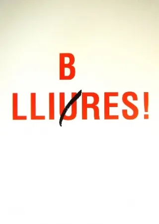 Litografia Brossa - Sans titre 5