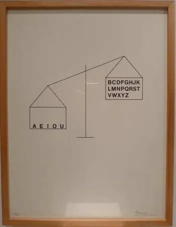 Litografia Brossa - Sin Título