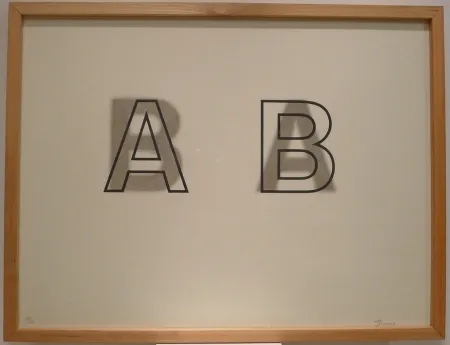 Litografia Brossa - Sin Título