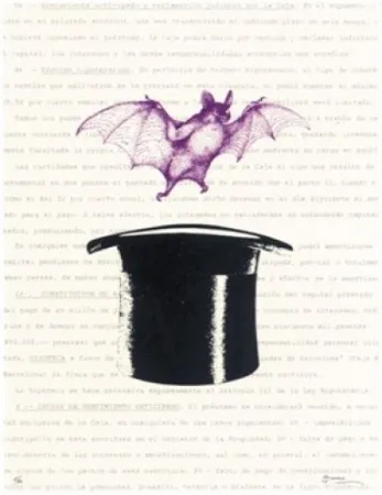 Litografia Brossa - Vampir