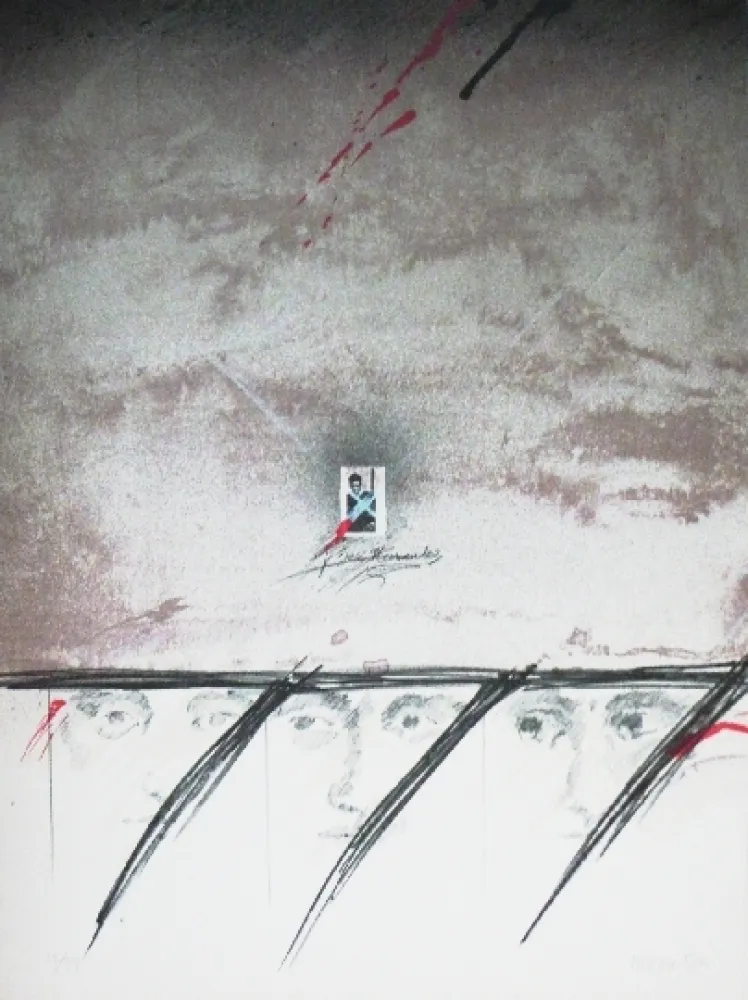 Litografia Bru - Jose Hernandez 