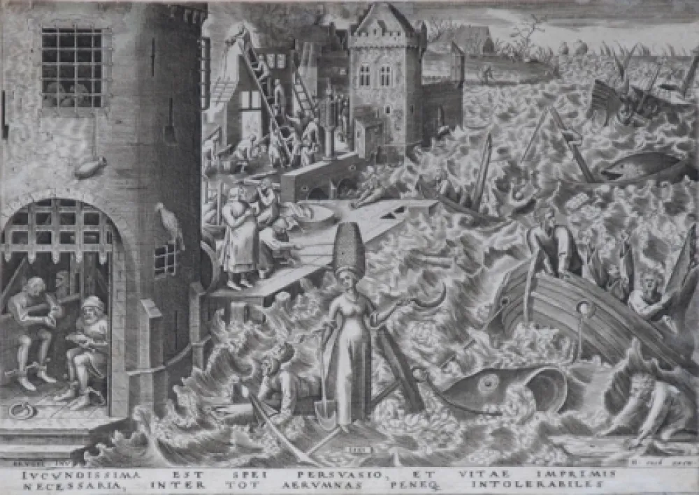 Água-Forte Brueghel - Hope from The World of Seven Virtues