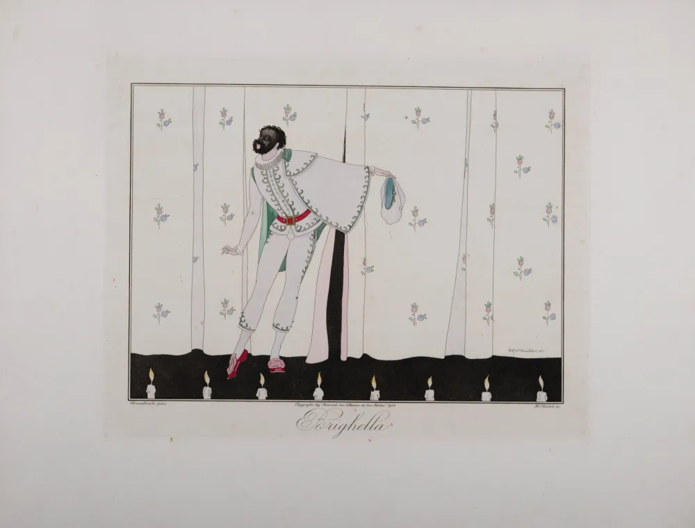 Gravura Brunelleschi - Brighella, 1914 - Masterpiece!