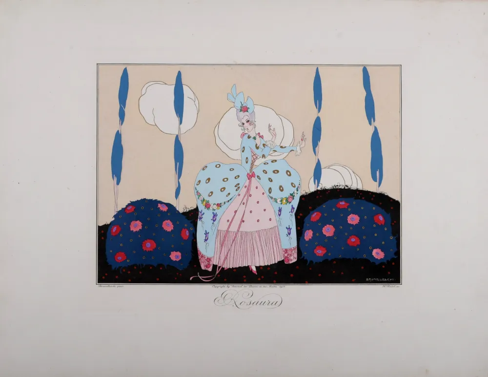 Gravura Brunelleschi - Rausora, 1914 - Masterpiece!