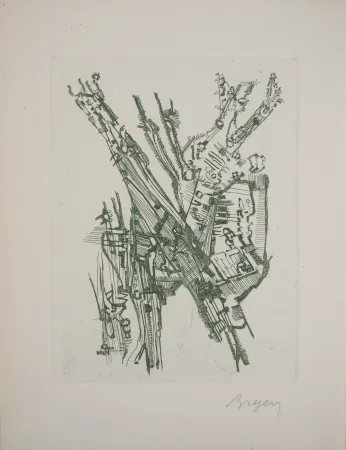 Gravura Bryen - Paysage abstrait