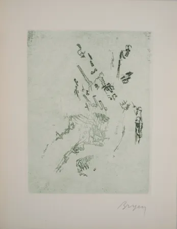 Gravura Bryen - Réflexion en vert