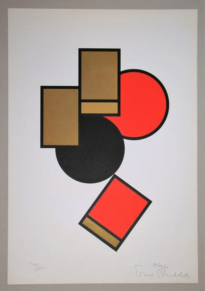 Serigrafia Buchholz - Composition, 1920