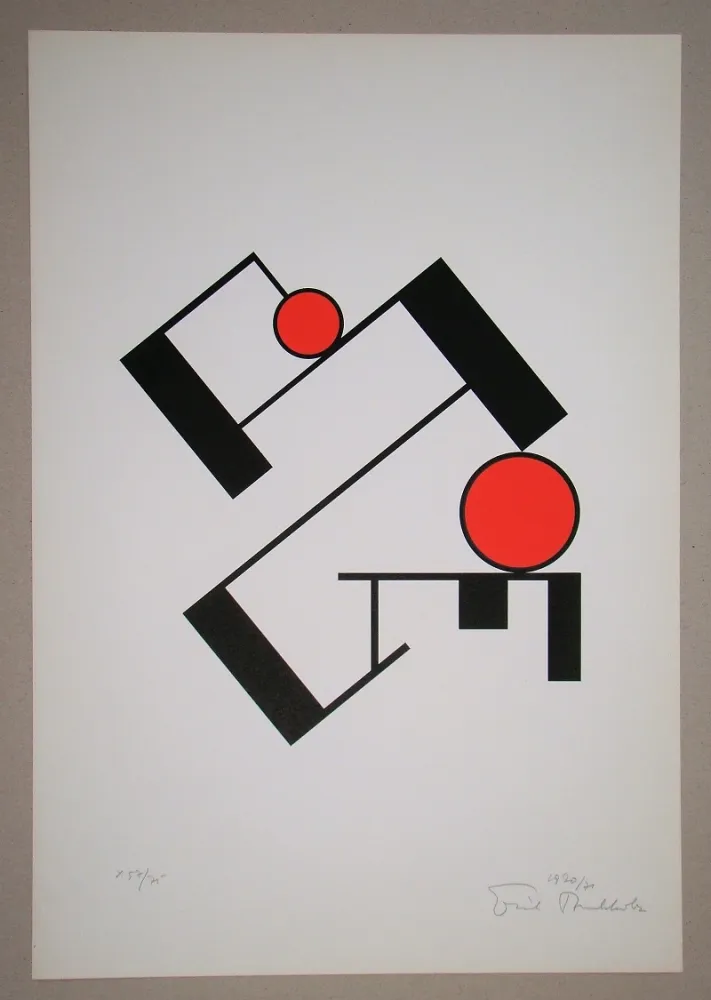 Serigrafia Buchholz - Composition, 1920