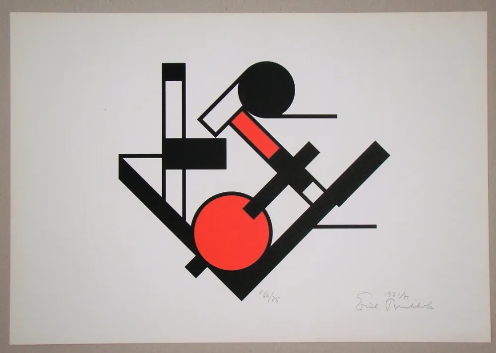 Serigrafia Buchholz - Composition, 1921