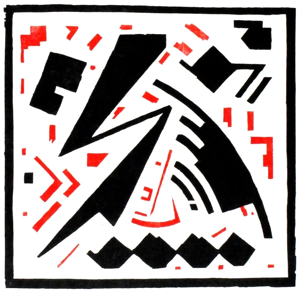 Xilogravura Buchholz - Ohne Titel (No Title)