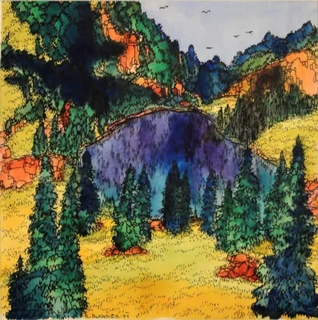 Monotipia Buchner - Untitled