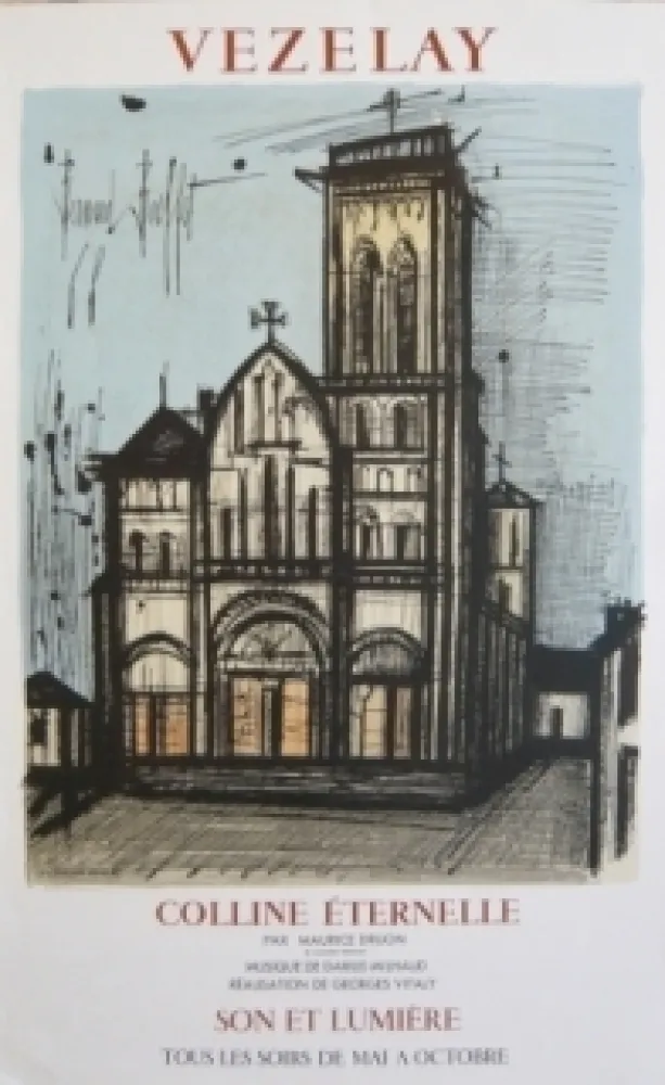 Cartaz Buffet - Affiche exposition Vezelay