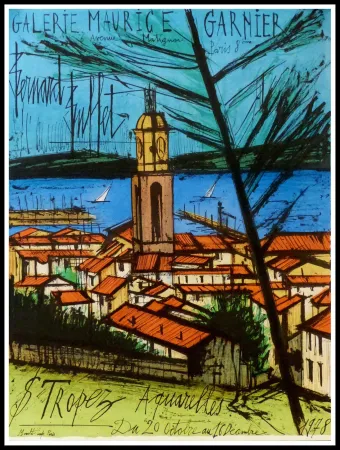 Cartaz Buffet -  GALERIE MAURICE GARNIER - SAINT TROPEZ