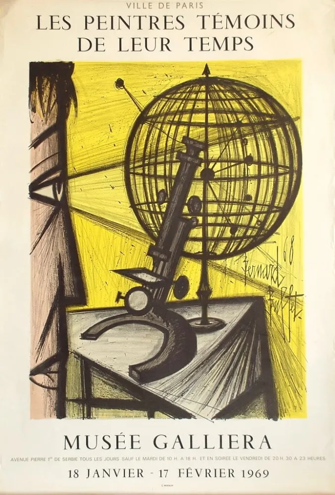 Cartaz Buffet - Le Microscope - Les Peintres Témoins de Leur Temps