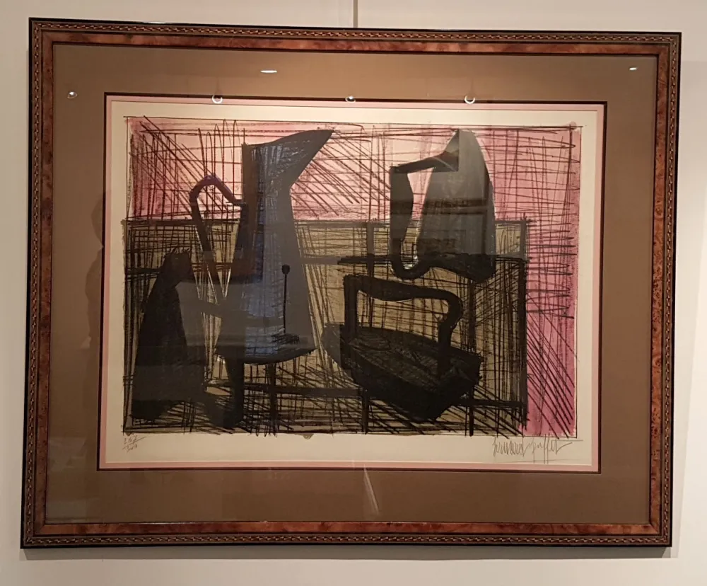 Litografia Buffet - Les fers à repasser