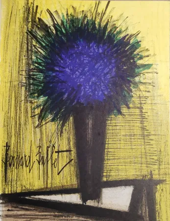 Litografia Buffet - Lila Bouquet