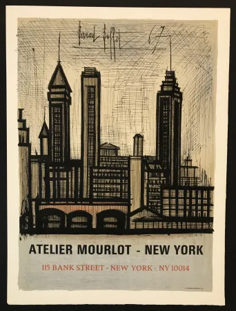 Litografia Buffet - New York (Affiche)