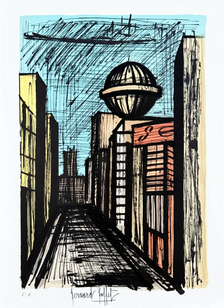 Litografia Buffet - Nishi-Ginza