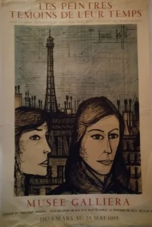 Cartaz Buffet - Peintres témoins de leur temps - 1958