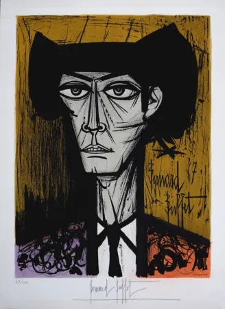 Litografia Buffet - Toreador, 1967 - Hand-signed!