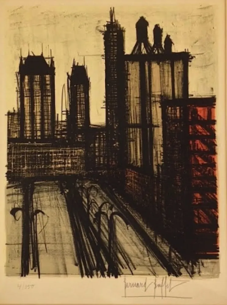 Litografia Buffet - Twentieth Century America  l