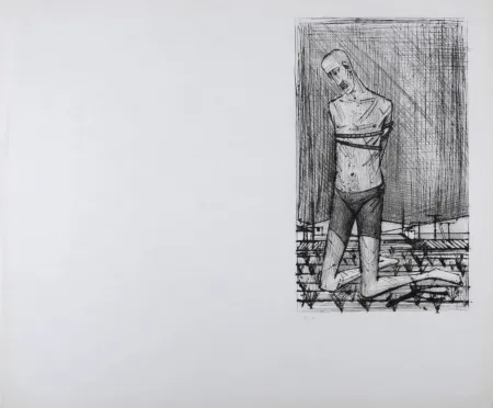 Gravura Buffet - Un genoux, La Passion du Christ 