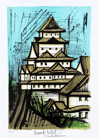 Litografia Buffet - Voyage au Japon