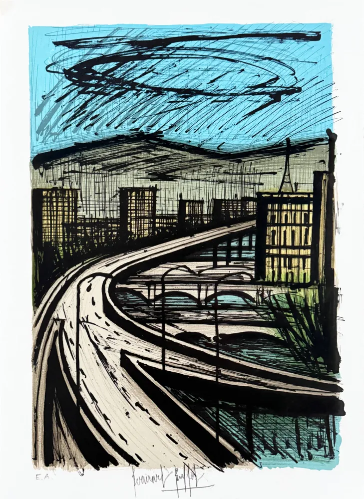 Litografia Buffet - Voyage au Japon