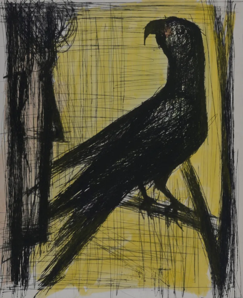 Gravura Buffet - Voyages fantastiques de Cyrano de Bergerac, 1958