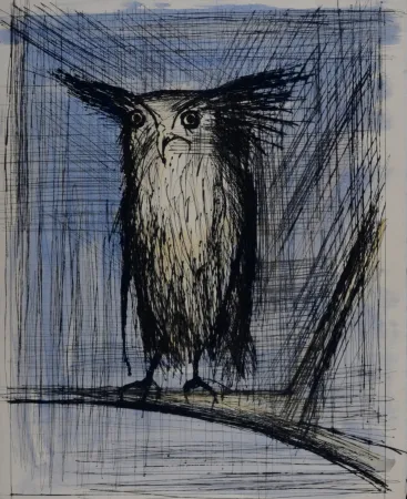 Gravura Buffet - Voyages fantastiques de Cyrano de Bergerac, 1958