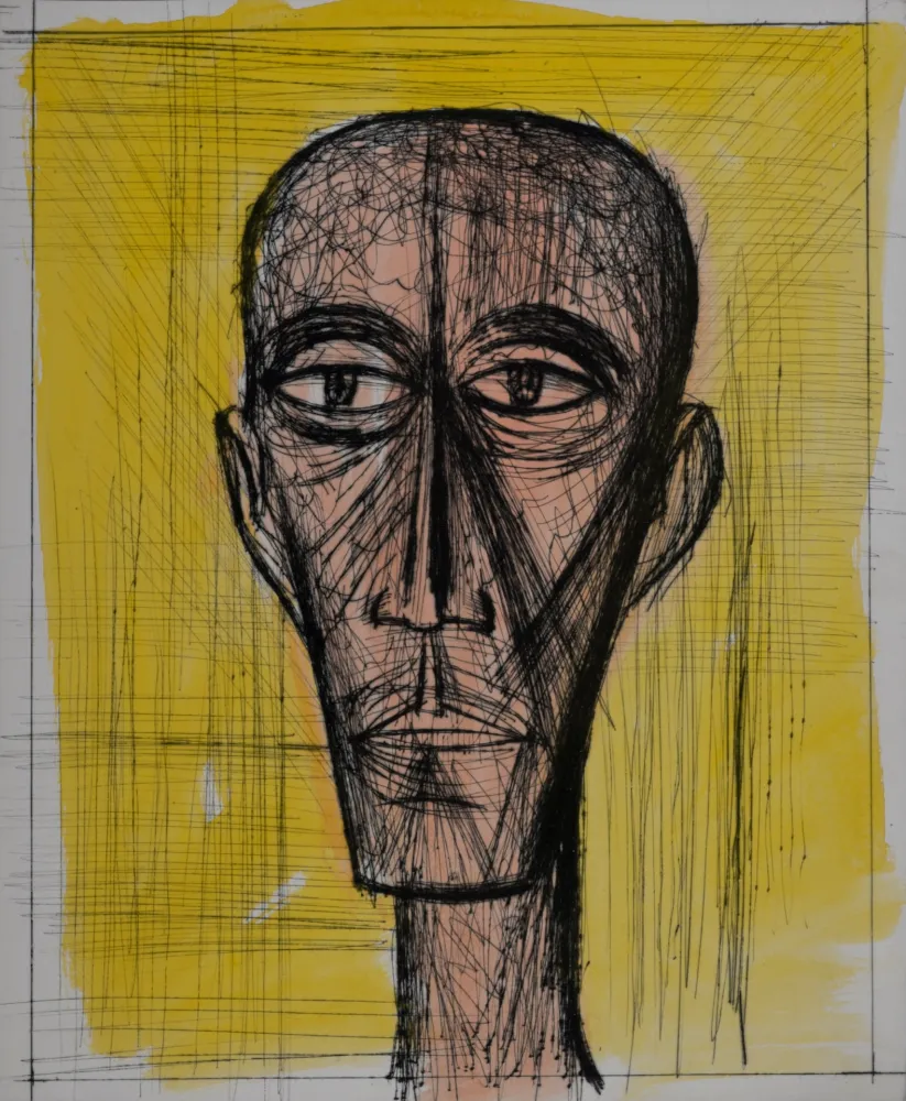 Gravura Buffet - Voyages fantastiques de Cyrano de Bergerac, 1958