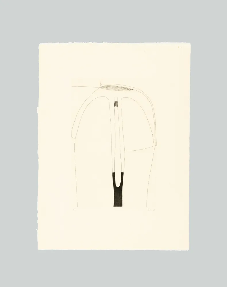 Gravura Burri - Acquaforte 2