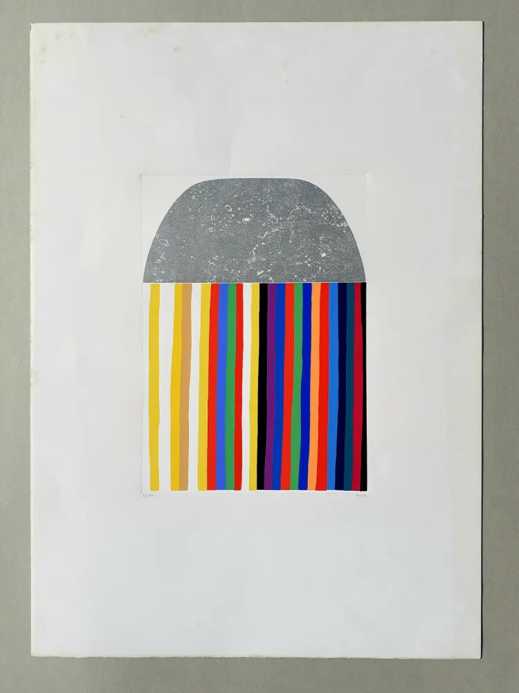 Gravura Burri - Acquaforte e serigrafia G