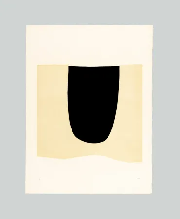 Gravura Burri - Bianchi e neri I-D