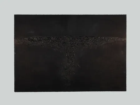 Água-Forte E Água-Tinta Burri - Cretto Nero F