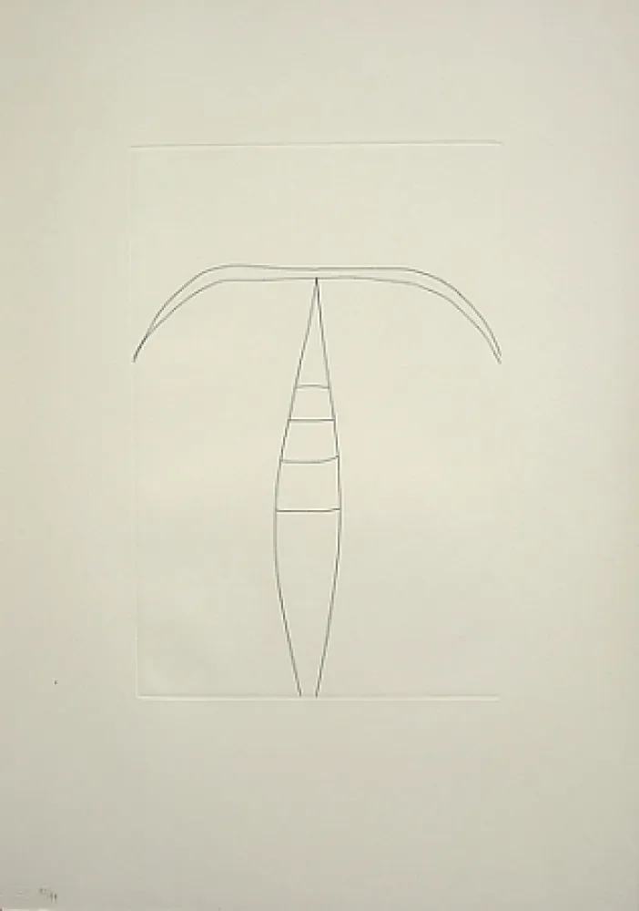 Gravura Burri - Senza titolo