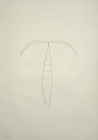 Gravura Burri - Senza titolo