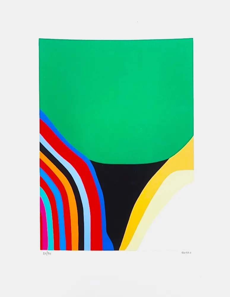 Serigrafia Burri - Serigrafia 1