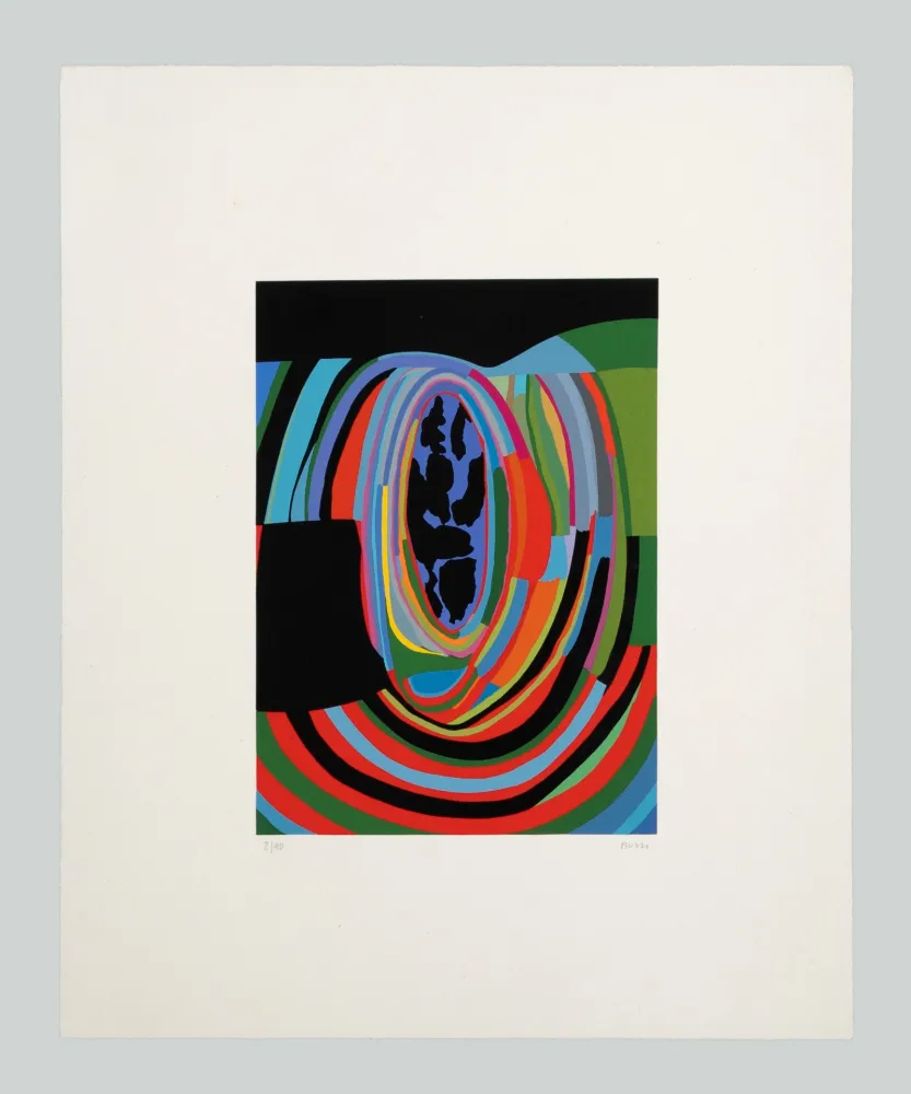 Serigrafia Burri - Serigrafia 1-B