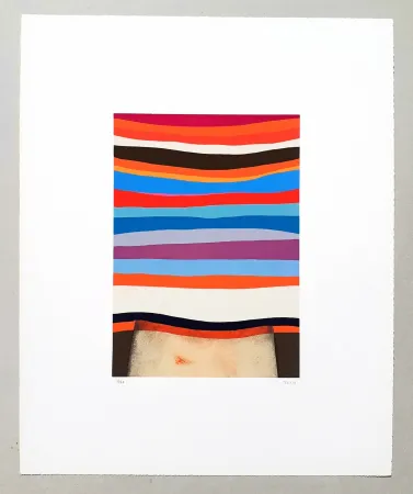 Serigrafia Burri - Serigrafia 1-D