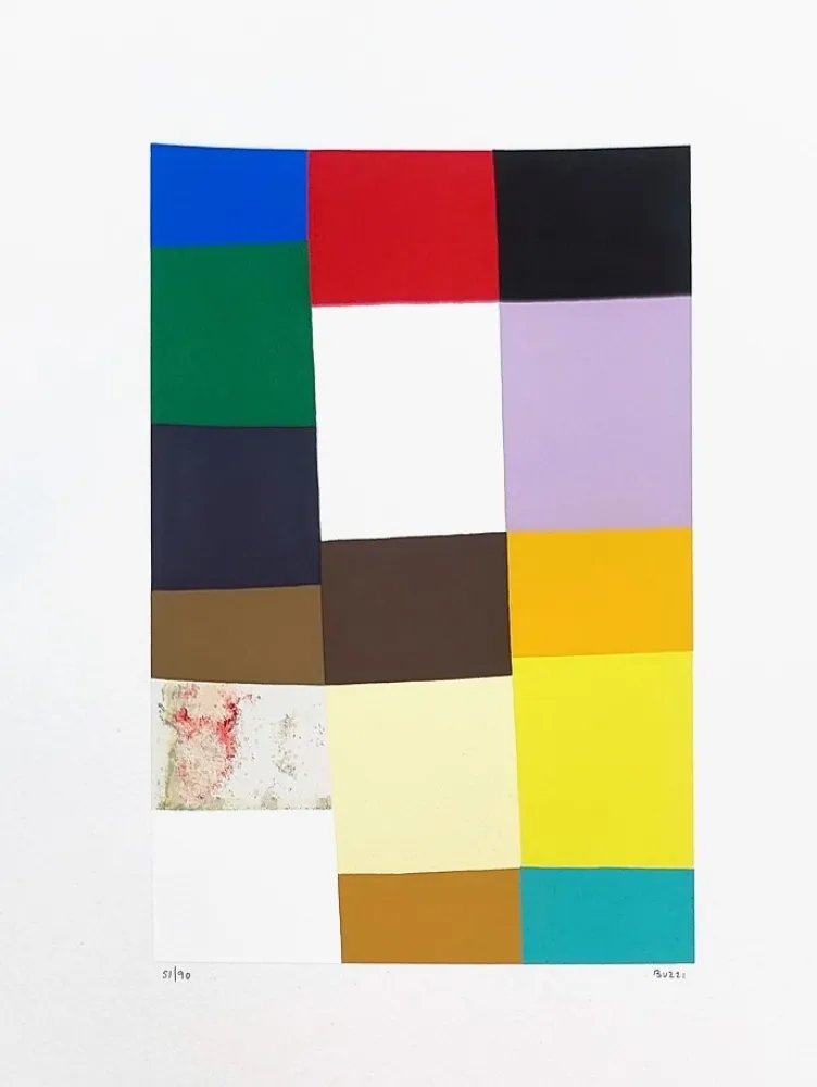 Serigrafia Burri - Serigrafia 2