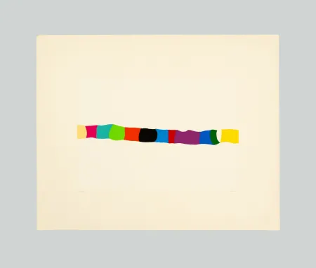 Serigrafia Burri - Serigrafia 2-C