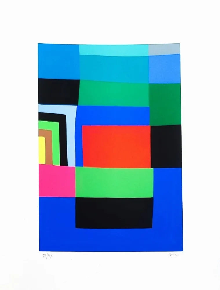 Serigrafia Burri - Serigrafia 3