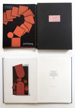 Livro Ilustrado Bury - Derrière le Miroir n° 228. POL BURY. Mars 1978. TIRAGE DE LUXE SIGNÉ.