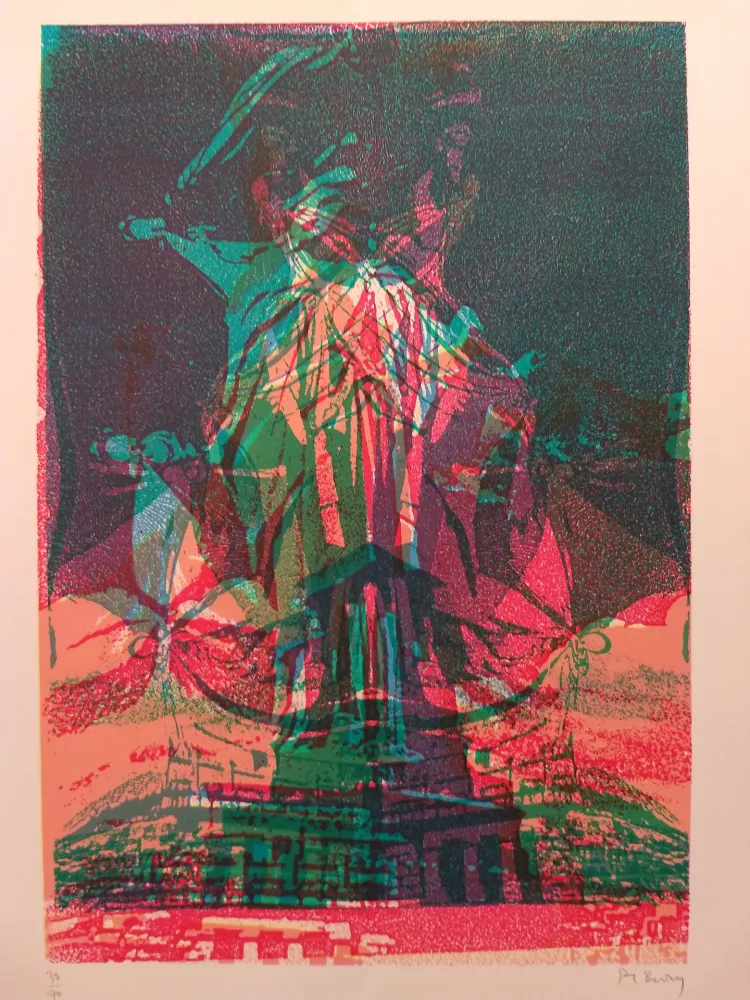 Litografia Bury - Liberty